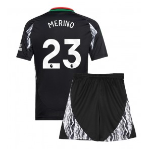 Arsenal Mikel Merino #23 Dětské Venkovní dres komplet 2024-25 Krátký Rukáv (+ trenýrky)